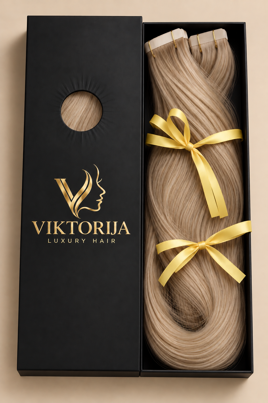 Extensii din păr natural blond | Viktorija Luxury Hair