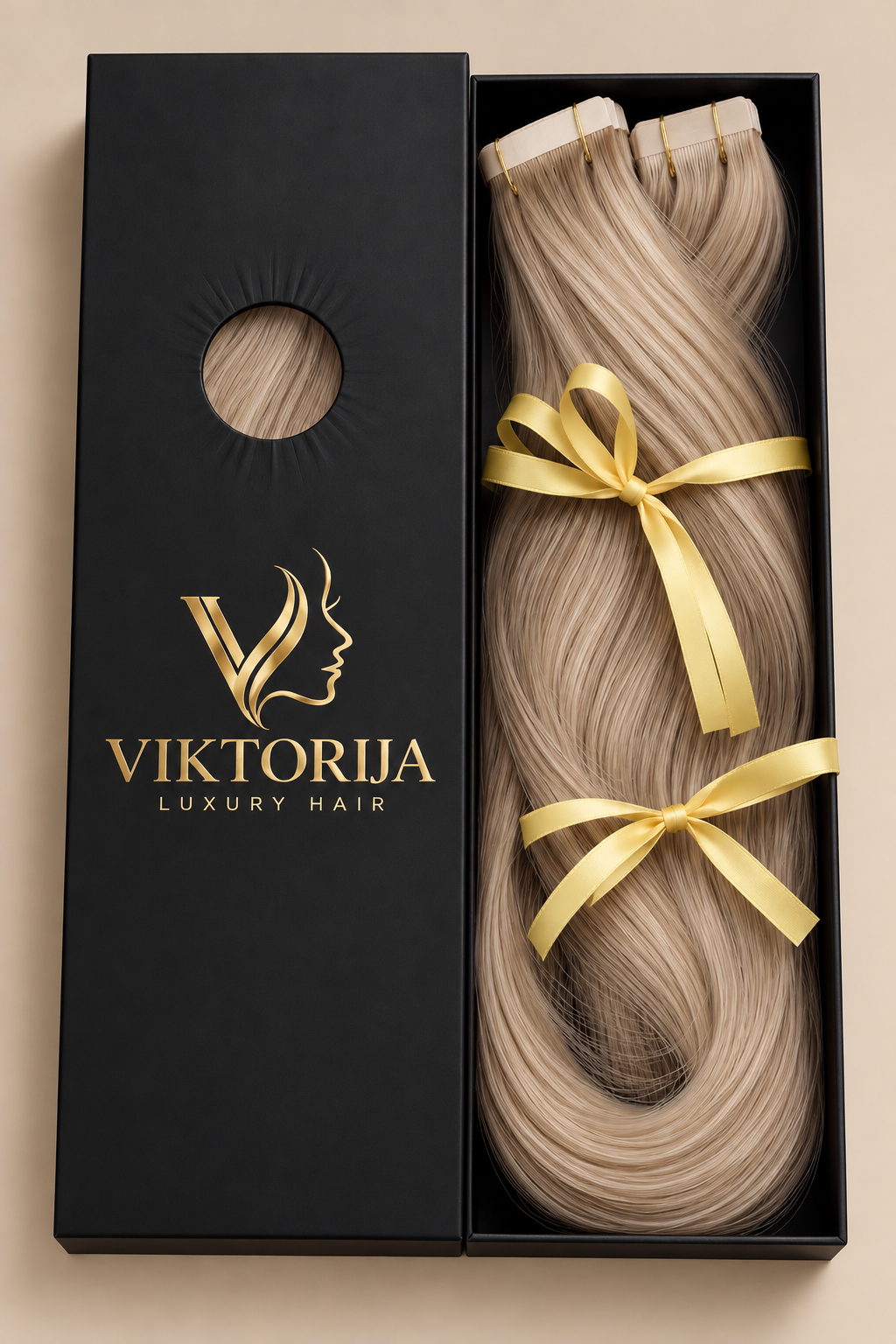 Extensii din păr natural blond | Viktorija Luxury Hair
